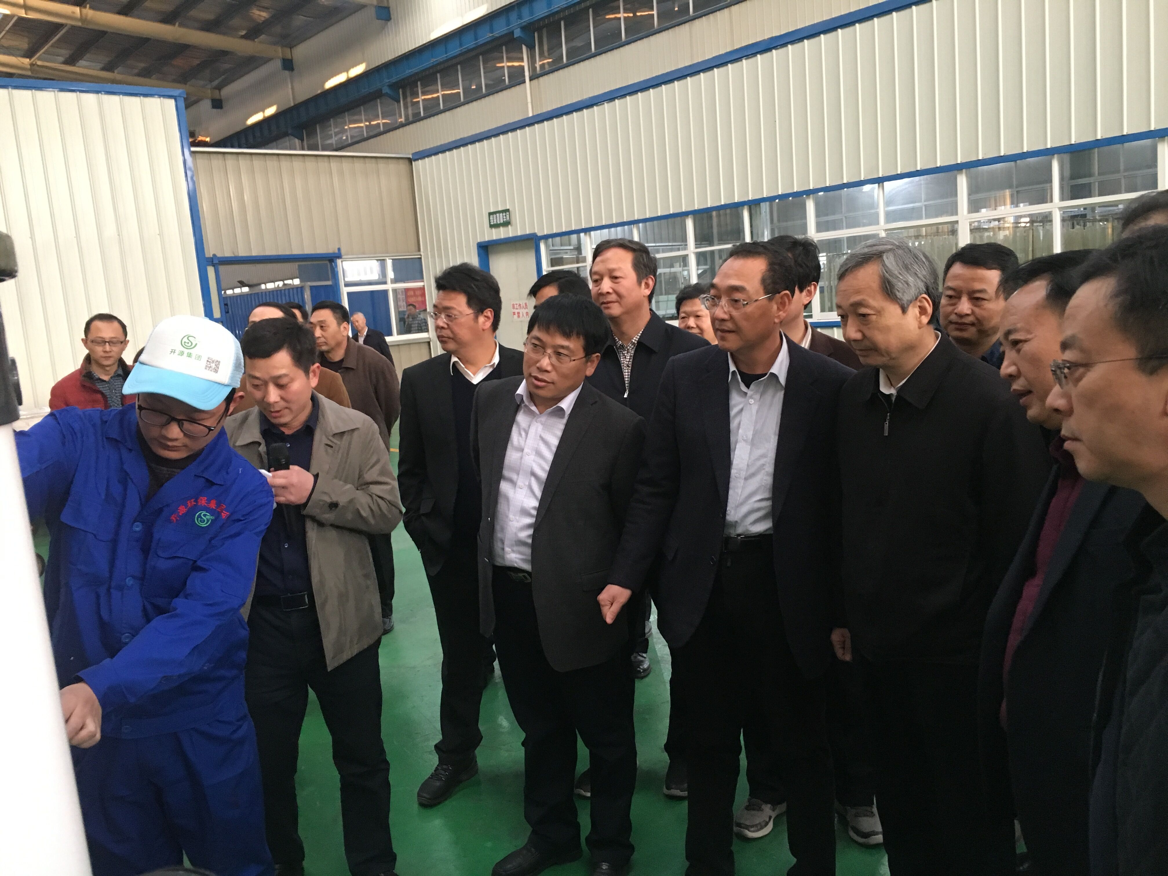 市長尚朝陽率隊考察開源環保